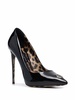 Iconic Plein Decollete patent-leather pumps