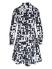 graphic-print cotton dress