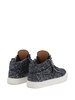 Kriss high-top glitter sneakers