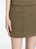 merino wool mini skirt