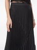 pleated maxi skirt