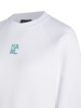 logo-print cotton blend sweatshirt