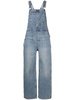 River Relaxed denim overalls