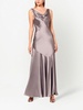 Senie satin maxi dress