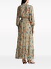 floral-print georgette maxi dress