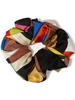 abstract-pattern silk scrunchie