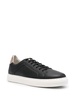 low-top leather sneakers