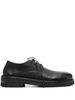 round-toe leather oxford shoes 