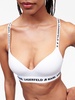 logo-underband padded bra