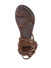 lace-up suede sandals 