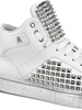 stud-detail leather sneakers 