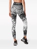 abstract-print skinny leggings