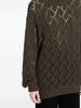 Suki Clementine open-knit sweater