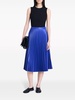 Daphne pleated midi skirt