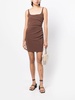 Karina ruched mini dress