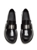 30mm brushed leather loafers