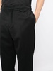 straight-leg tailored trousers