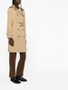 double-breasted trench coat