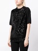 sequinned velvet T-shirt