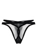 x Mugler Flock Shaping thong