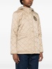 diamond-quilted padded jacket