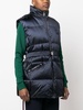 logo-patch padded gilet