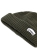 logo-patch ribbed-knit beanie