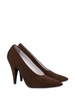 100mm suede pumps