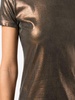 metallic cotton T-shirt