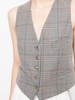 tailored-cut V-neck waistcoat