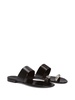 Norbert leather slides