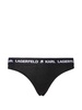 logo-waistband thong