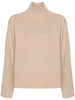 mock-neck jumper