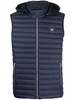 zip-up hooded gilet