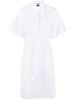 short-sleeve cotton shirt dress