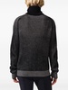 wavy star roll-neck jumper