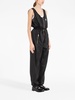 technical silk jumpsuit