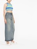 denim maxi skirt