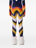 chevron-print compression leggings