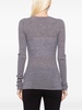 ribbed crew-neck top