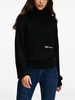 logo-embroidered turtleneck sweater