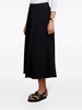 high-rise midi skirt