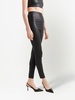 high-rise nappa-leather leggings