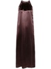 Morene halterneck maxi dress