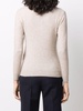 V-neck wool-silk jumper