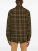 tartan-check cotton shirt