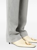 Peran mélange straight trousers