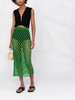 open-knit pencil skirt