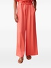 High-rise wide-leg satin trousers