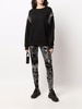 tattoo-print embellished leggings